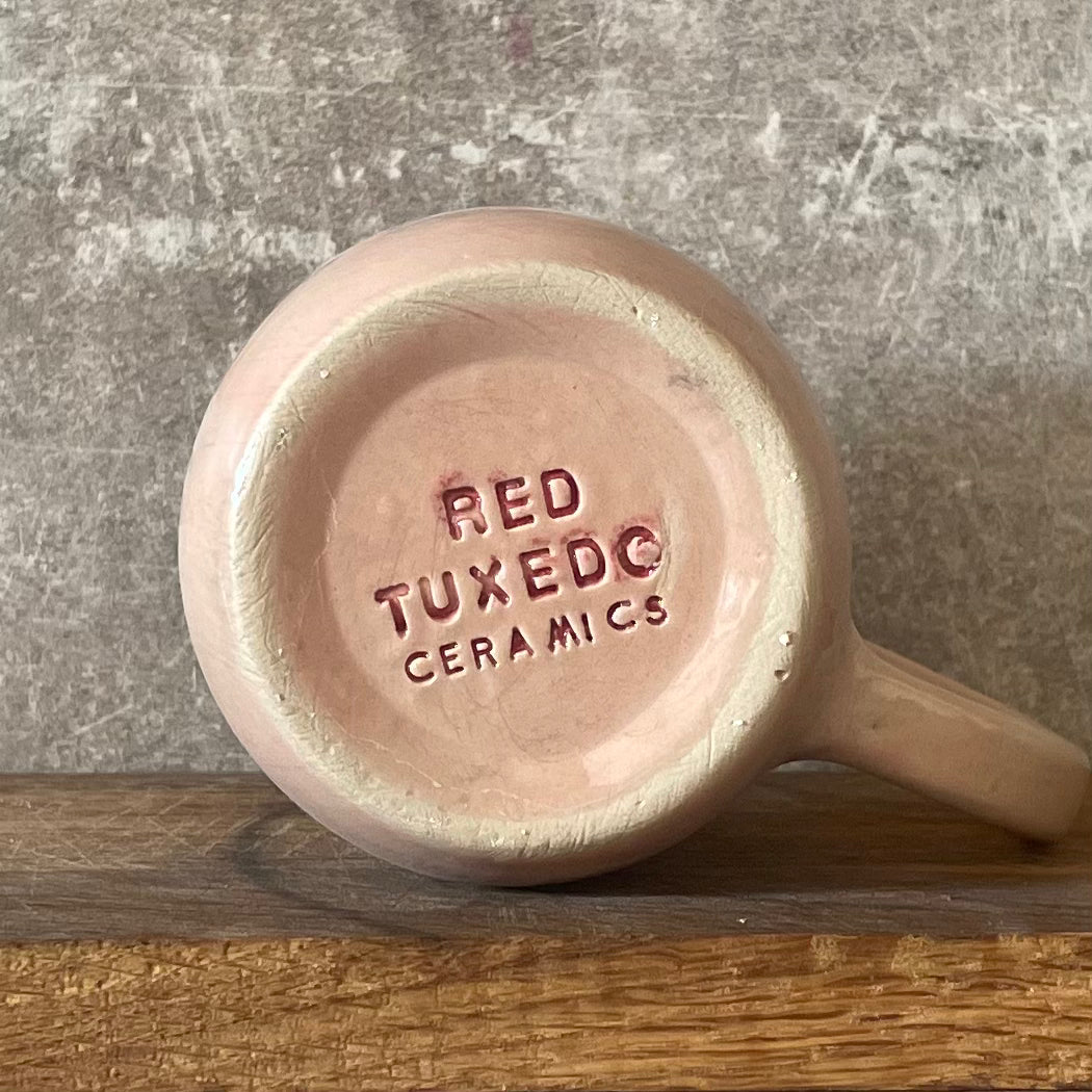 Ceramic pink mug for a nurse