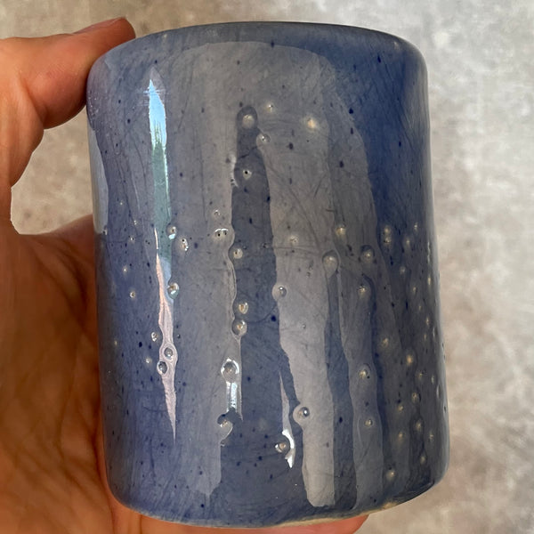 Blue tumbler coffee mug for a teacher