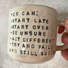 Big inspirational mug