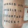 Ceramic pink mug for a nurse