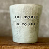 Pale blue inspirational mug