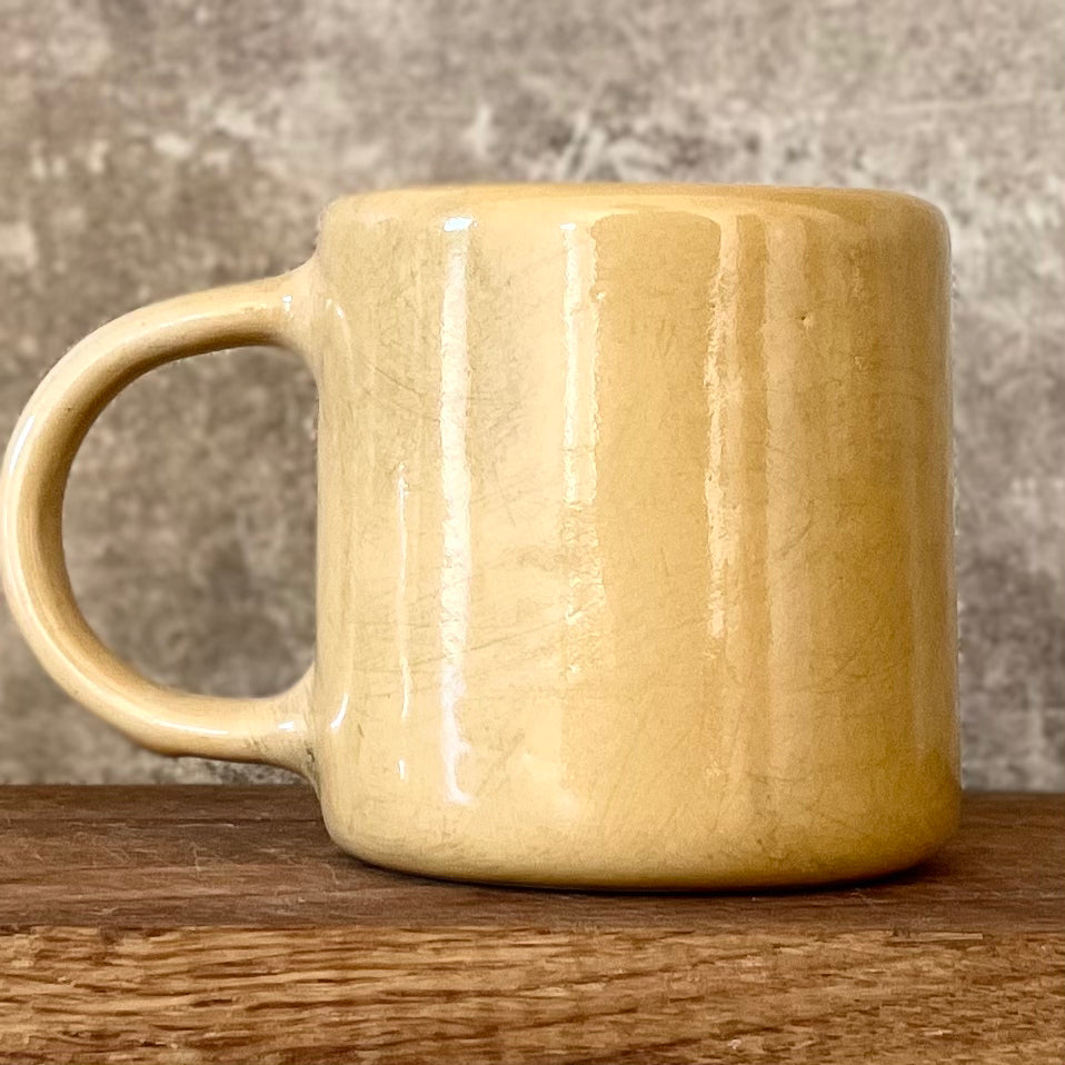 Yellow morning coffee mug