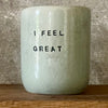 Blue affirmation tumbler