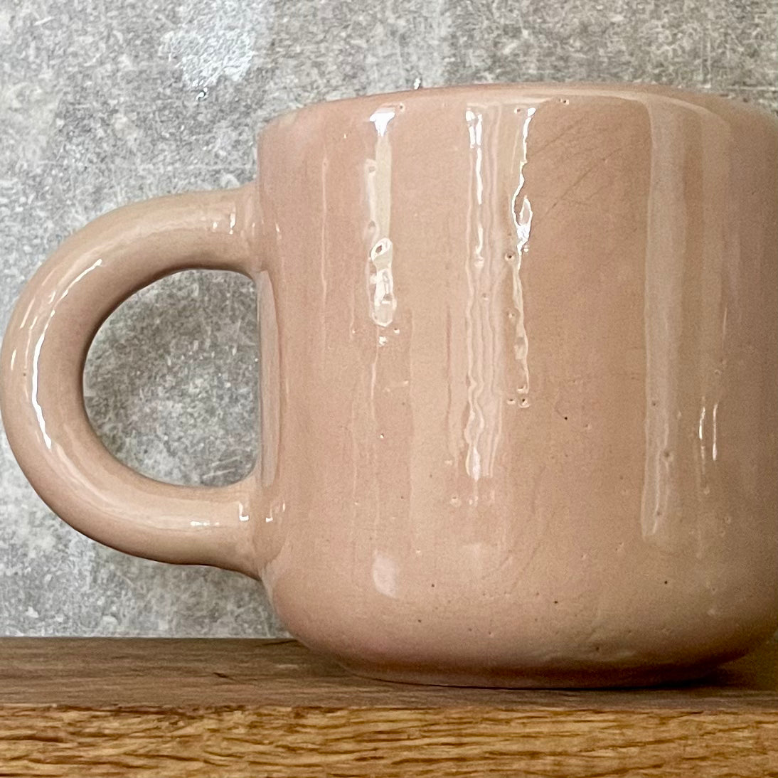 Big heavy mug with saying in Spanish