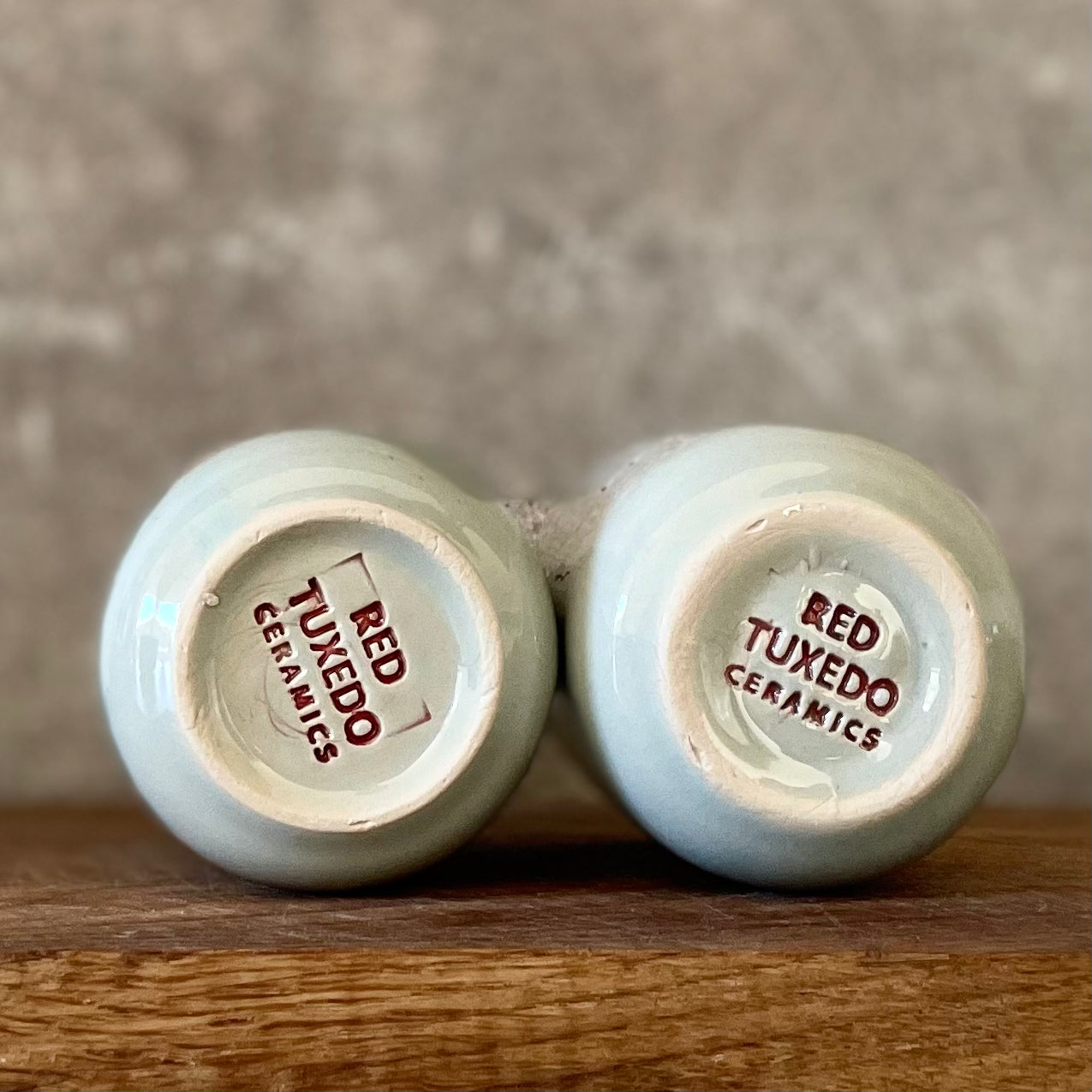 Blue small mugs without handle