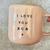 Big pink mug for mom