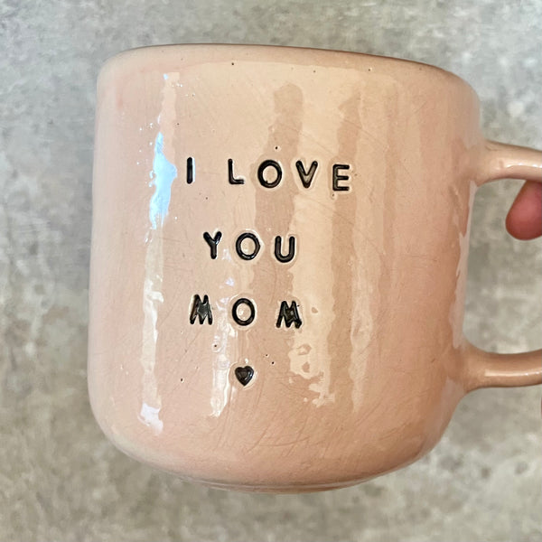 Big pink mug for mom