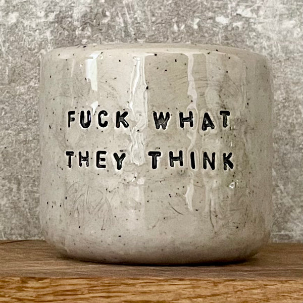 Tumbler mug without handle