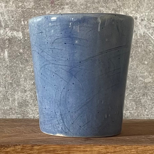 Blue tumbler mug ADVENTURE AWAITS
