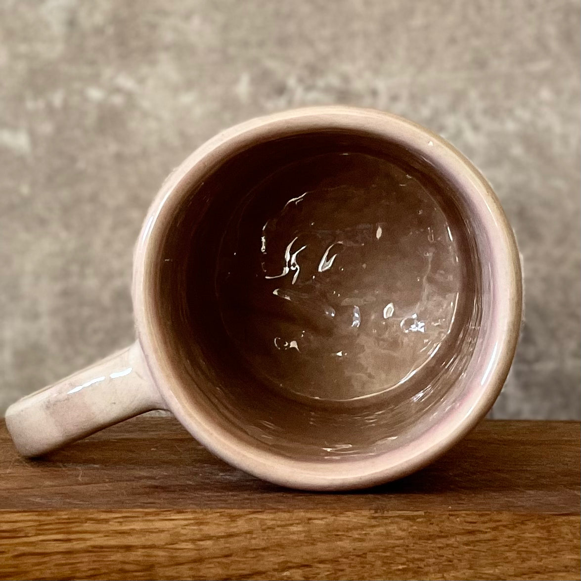 Big stoneware mug with quote