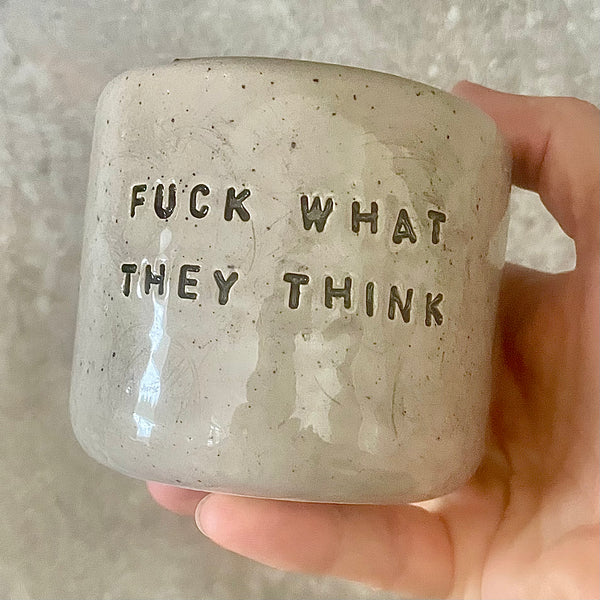 Tumbler mug without handle