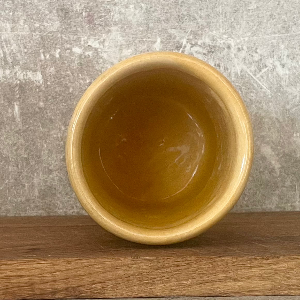 Yellow tumbler for tea lover