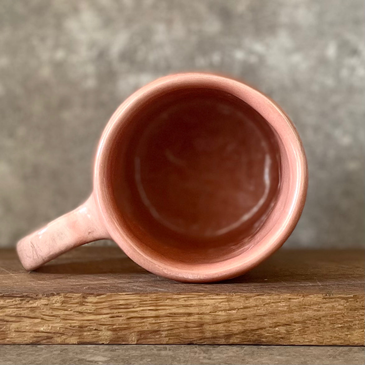 Pink mug with inspirational saying