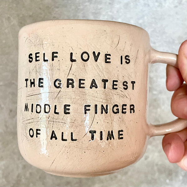 Big self love mug