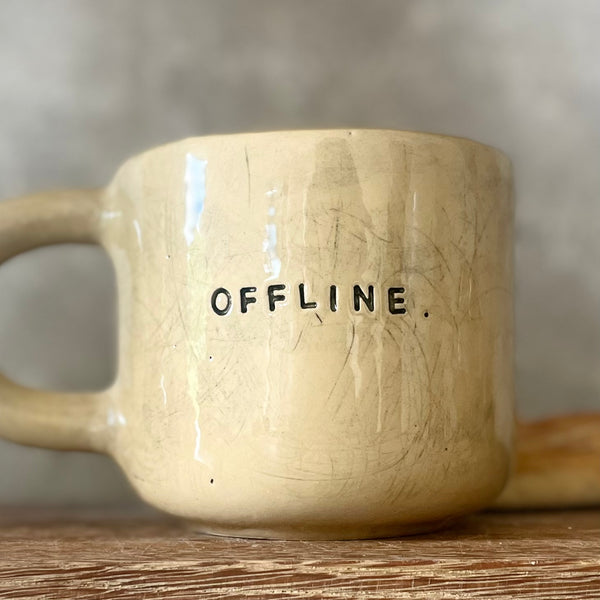Big handmade ceramic mug | RedTuxedoCeramics