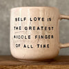 Big self love mug | RedTuxedoCeramics