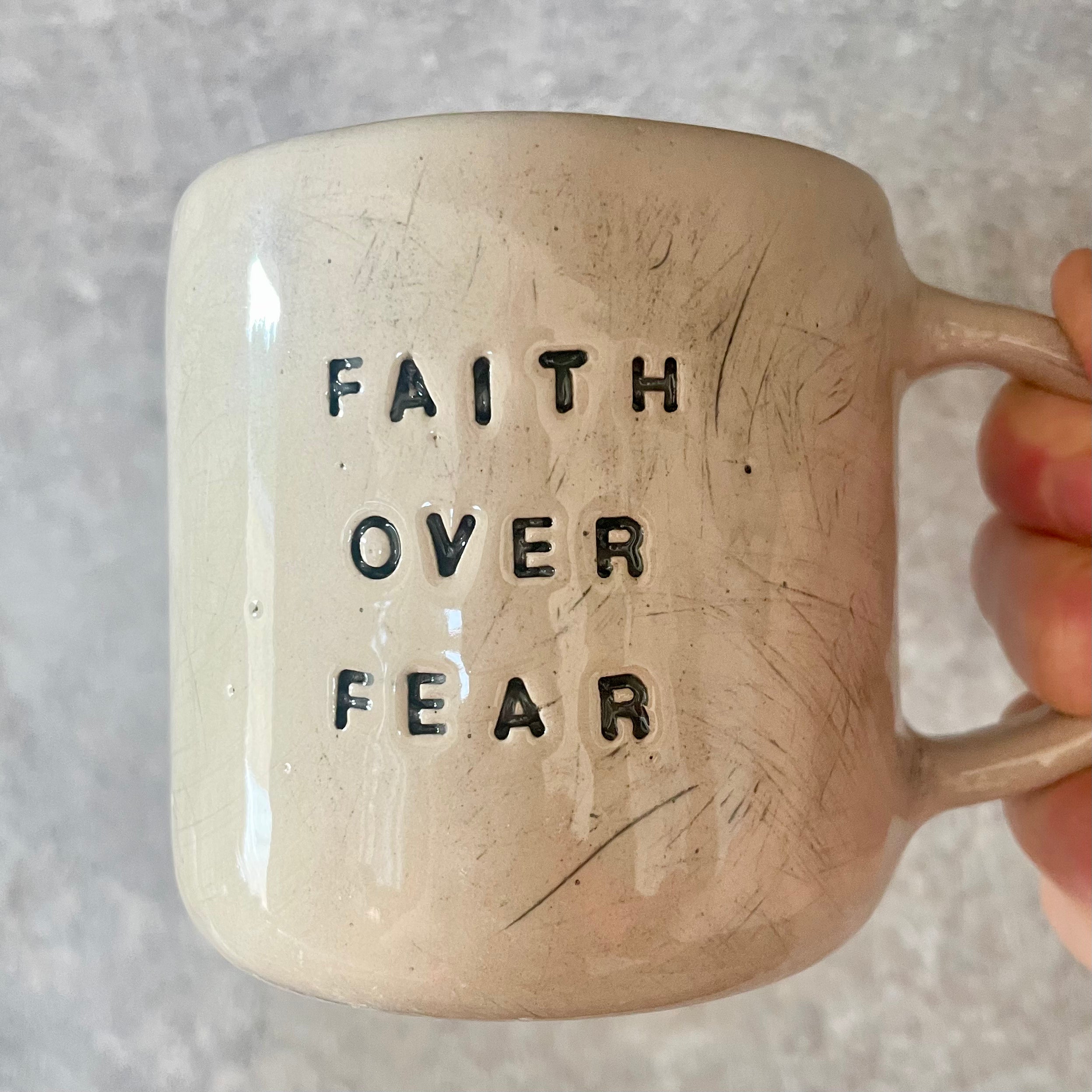 Mug FAITH OVER FEAR