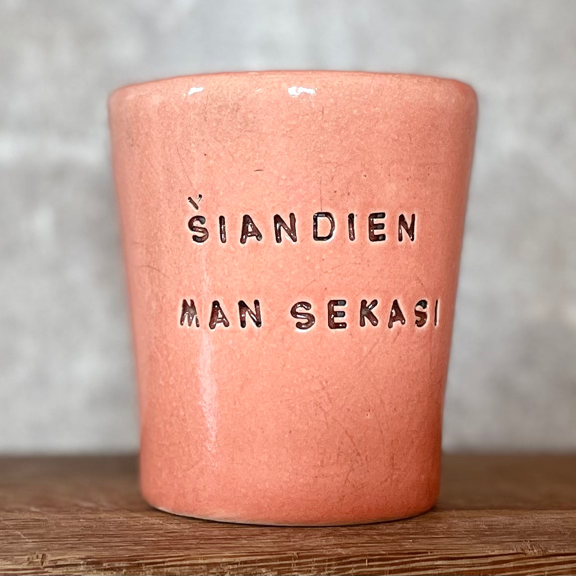 Pink lucky mug