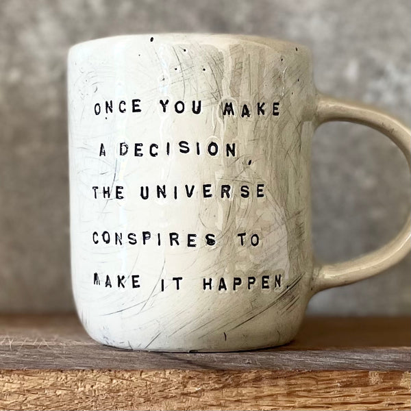 Mug with quote by Emerson