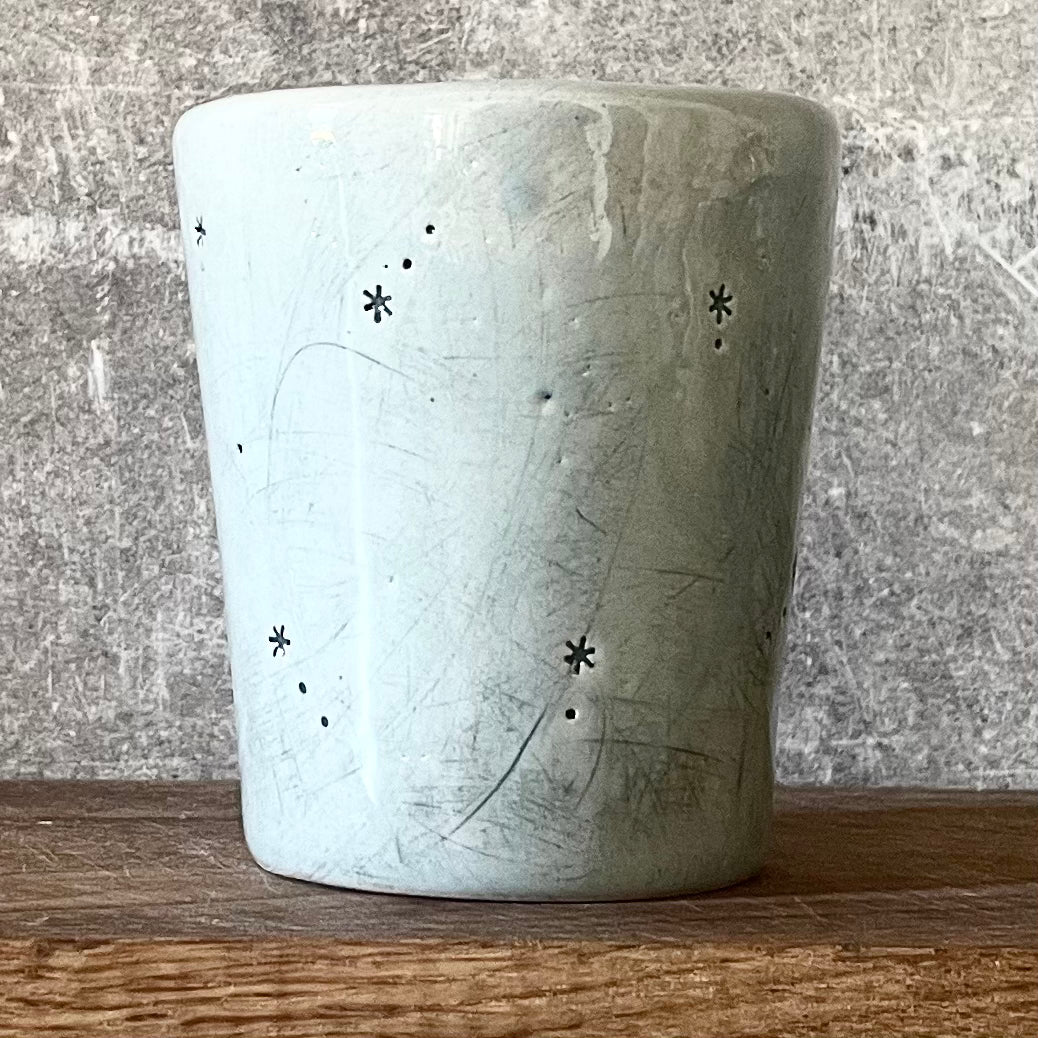 Blue tumbler mug BRING ON THE NIGHT