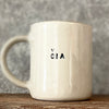 White mug "DABAR & ČIA"