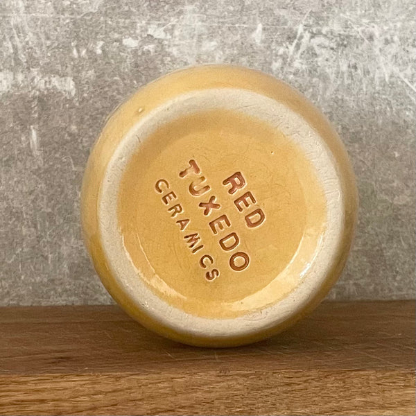 Yellow tumbler for tea lover