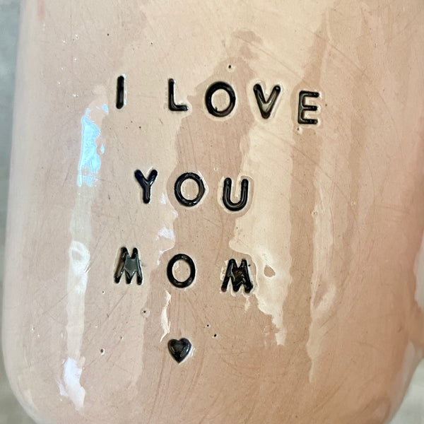 Big pink mug for mom