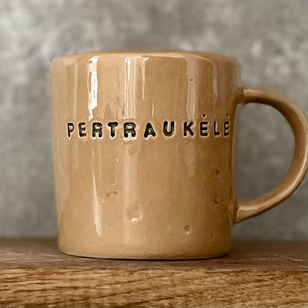 Puodelis pertraukėlė