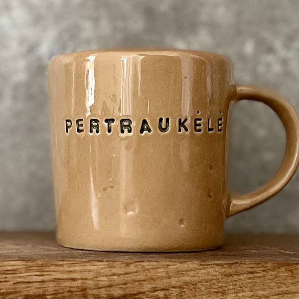 Puodelis pertraukėlė