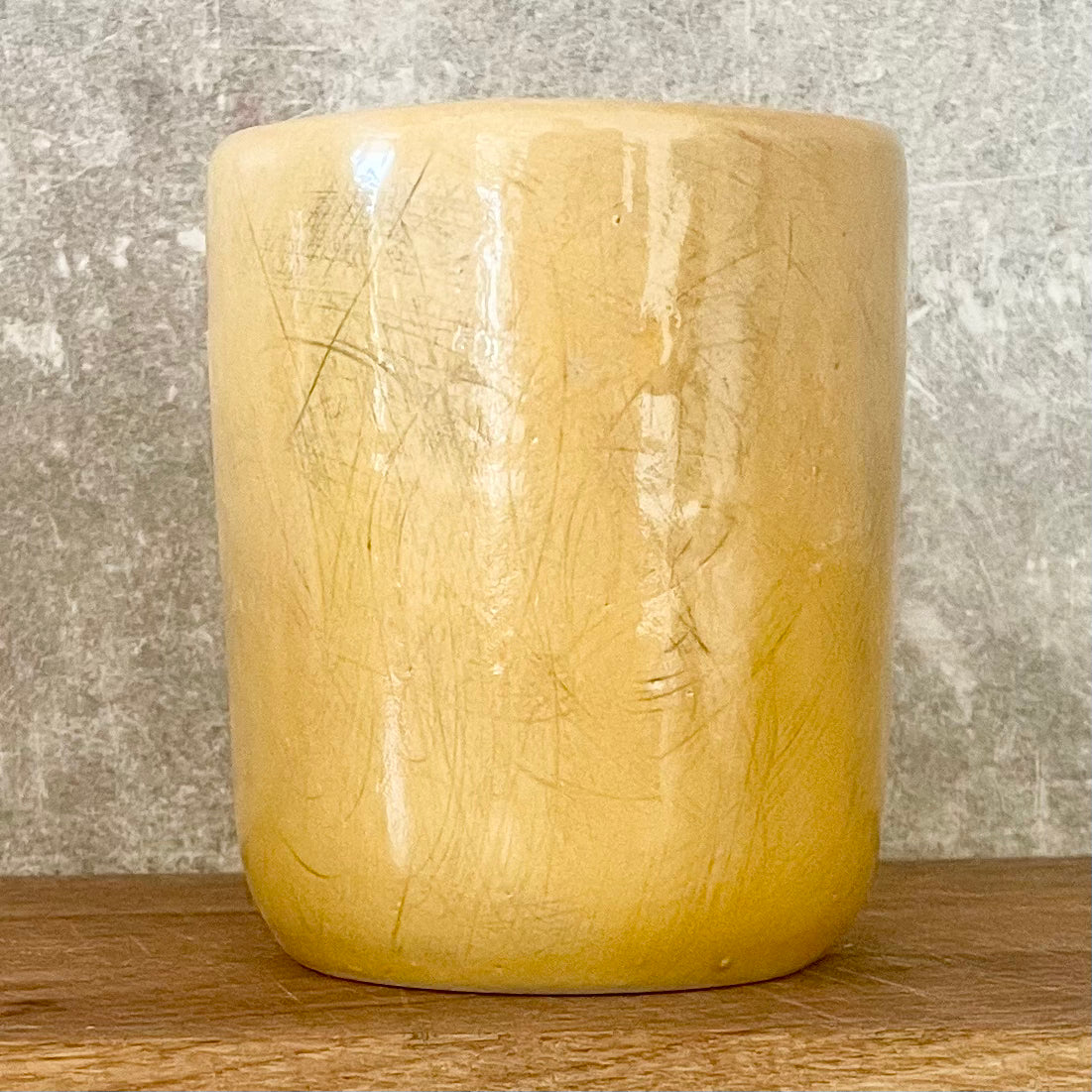 Yellow tumbler for tea lover