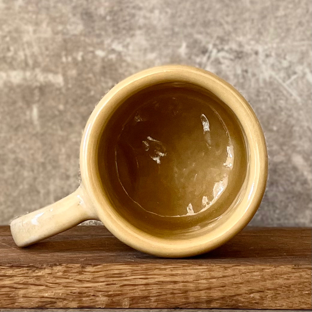 Yellow morning coffee mug