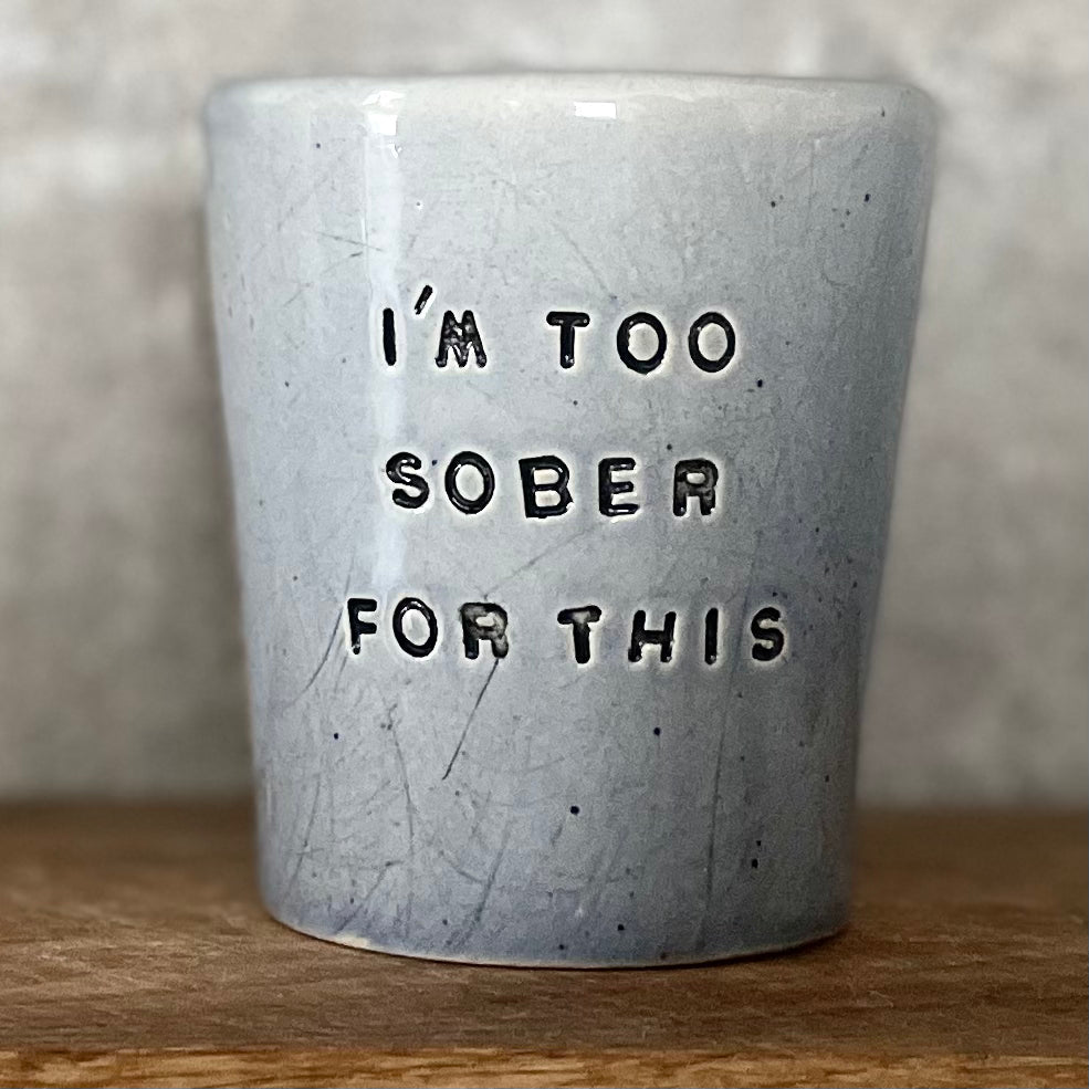 Handmade ceramic tumbler mug | Red Tuxedo Ceramics