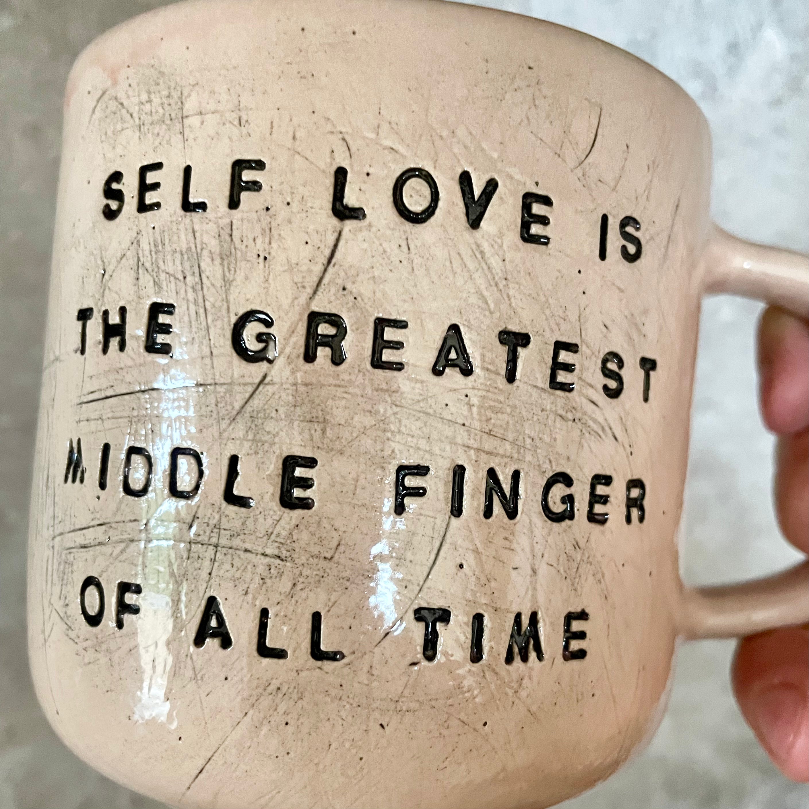 Big self love mug