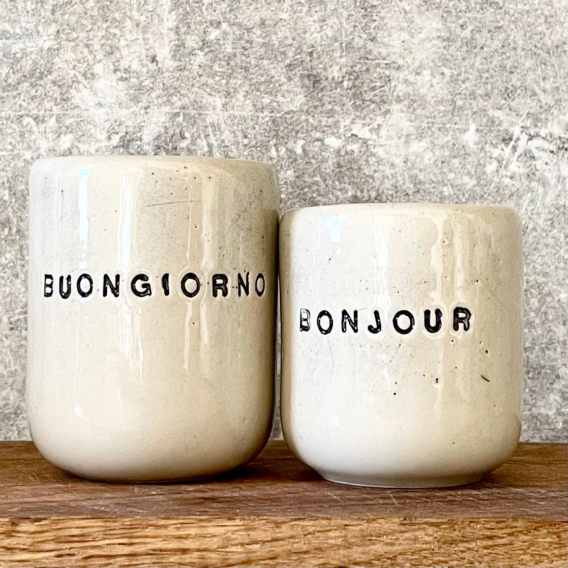 Mažų espresso puodelių rinkinys