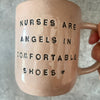 Ceramic pink mug for a nurse