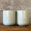 Blue small mugs without handle "Liekam lovoj'