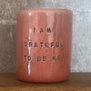 Sweet pink gratitude mug