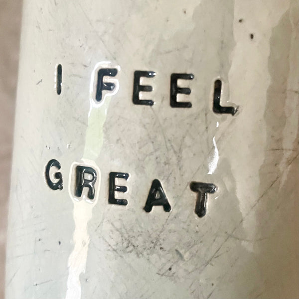 Blue affirmation tumbler