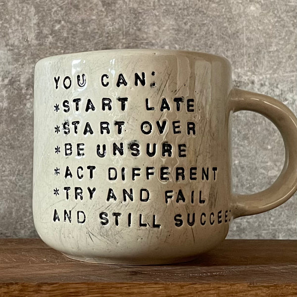 Big inspirational mug