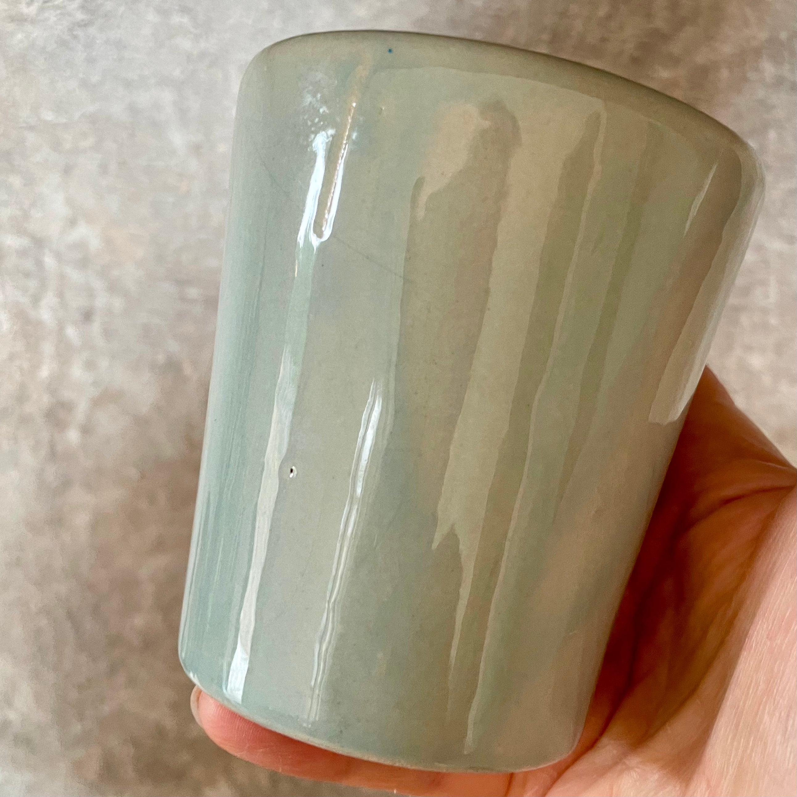 Blue inspirational mug