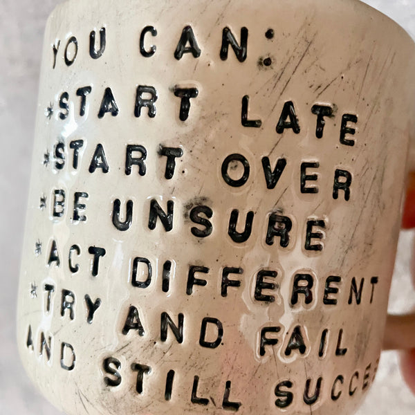 Big inspirational mug