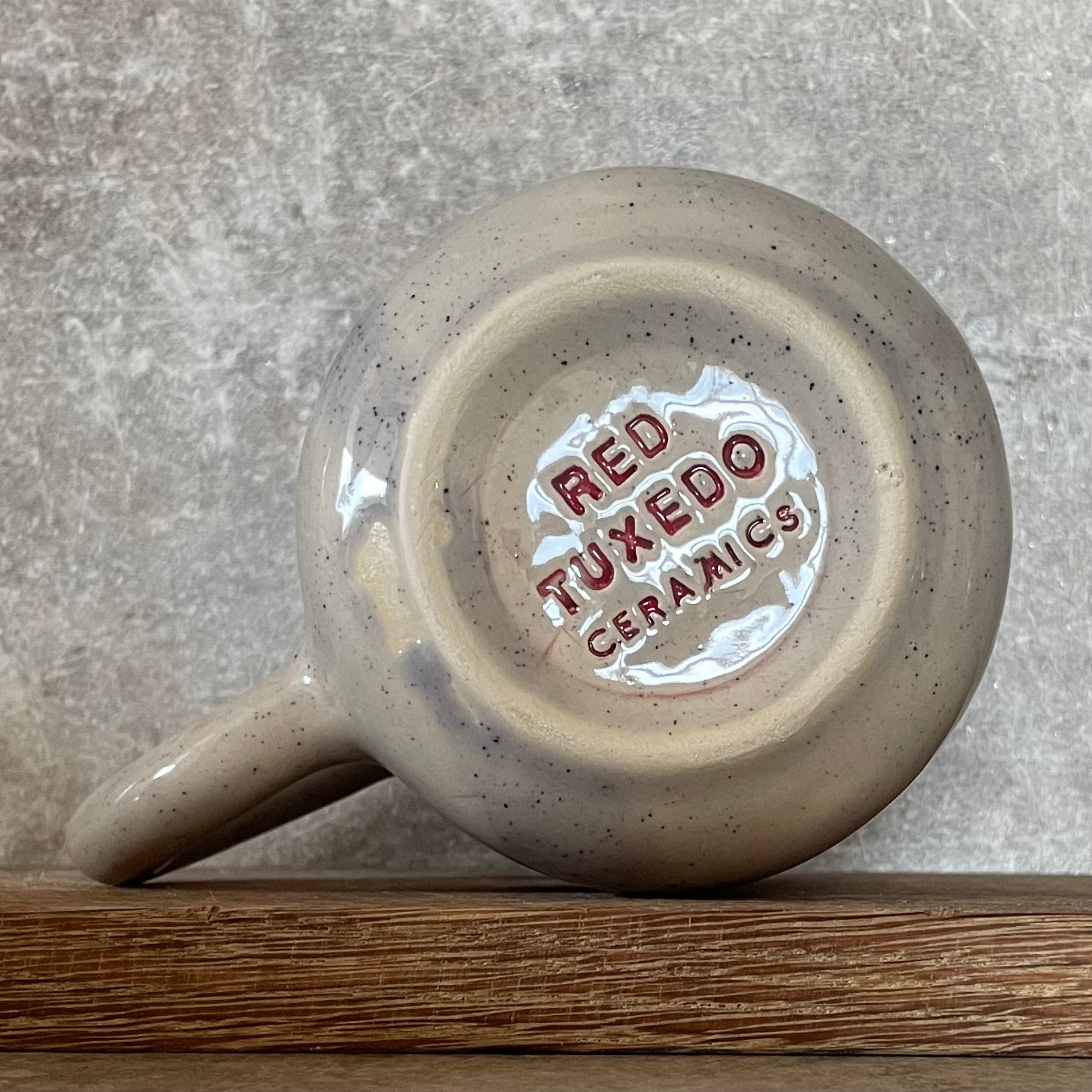 Big mug with words in German