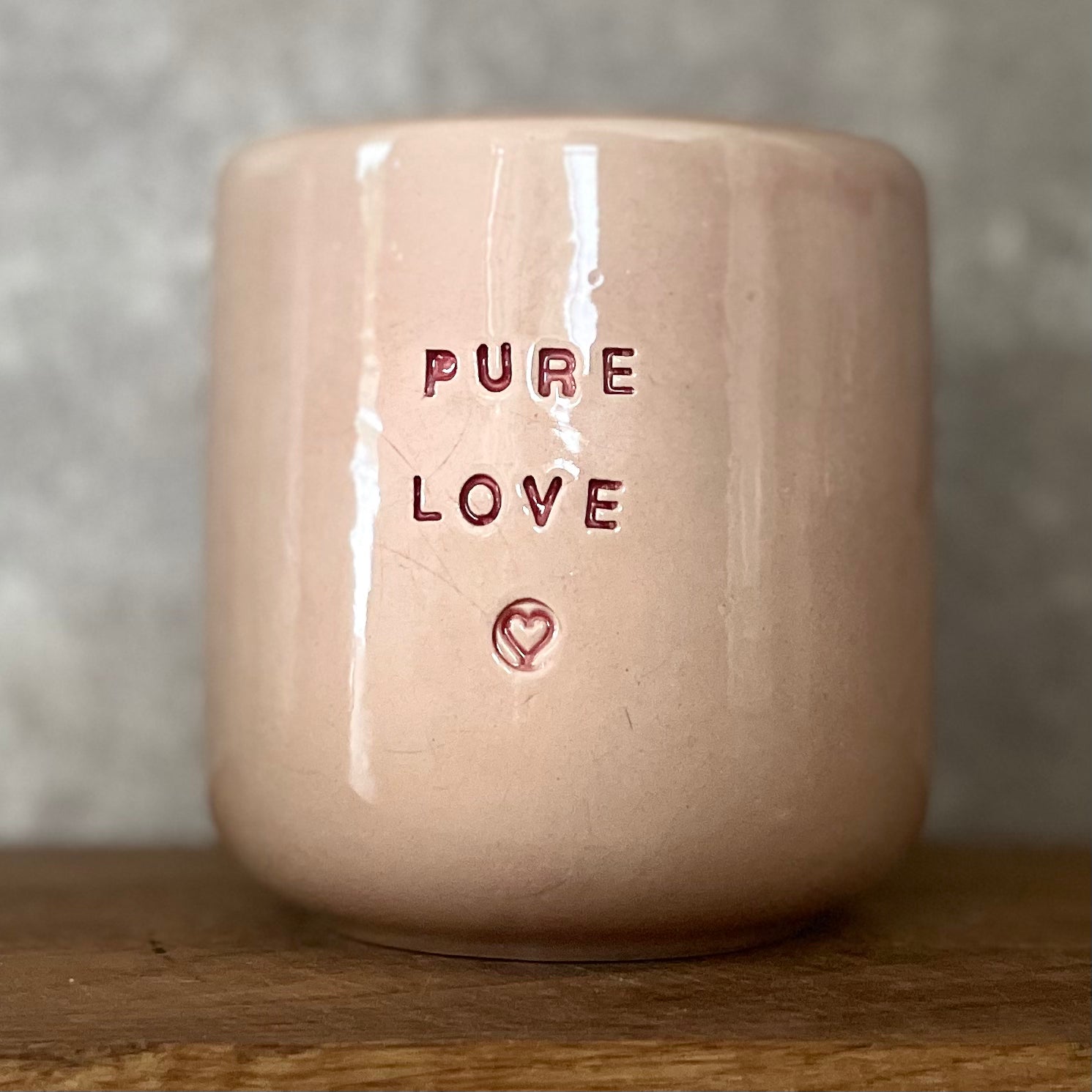 Big mug Pure love | RedTuxedoCeramics