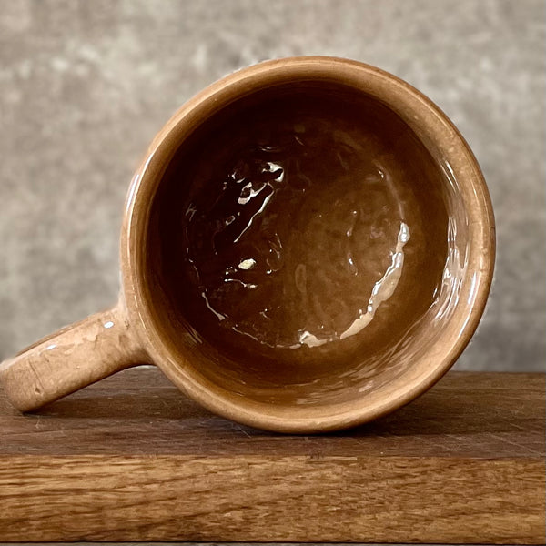 Brownish mug with lovely saying