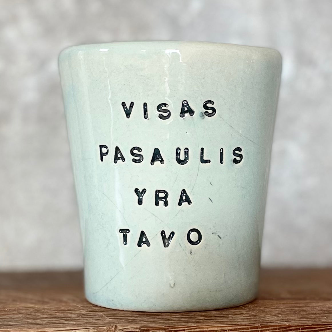 Keramikinis rankų darbo puodelis  | Red Tuxedo Ceramics