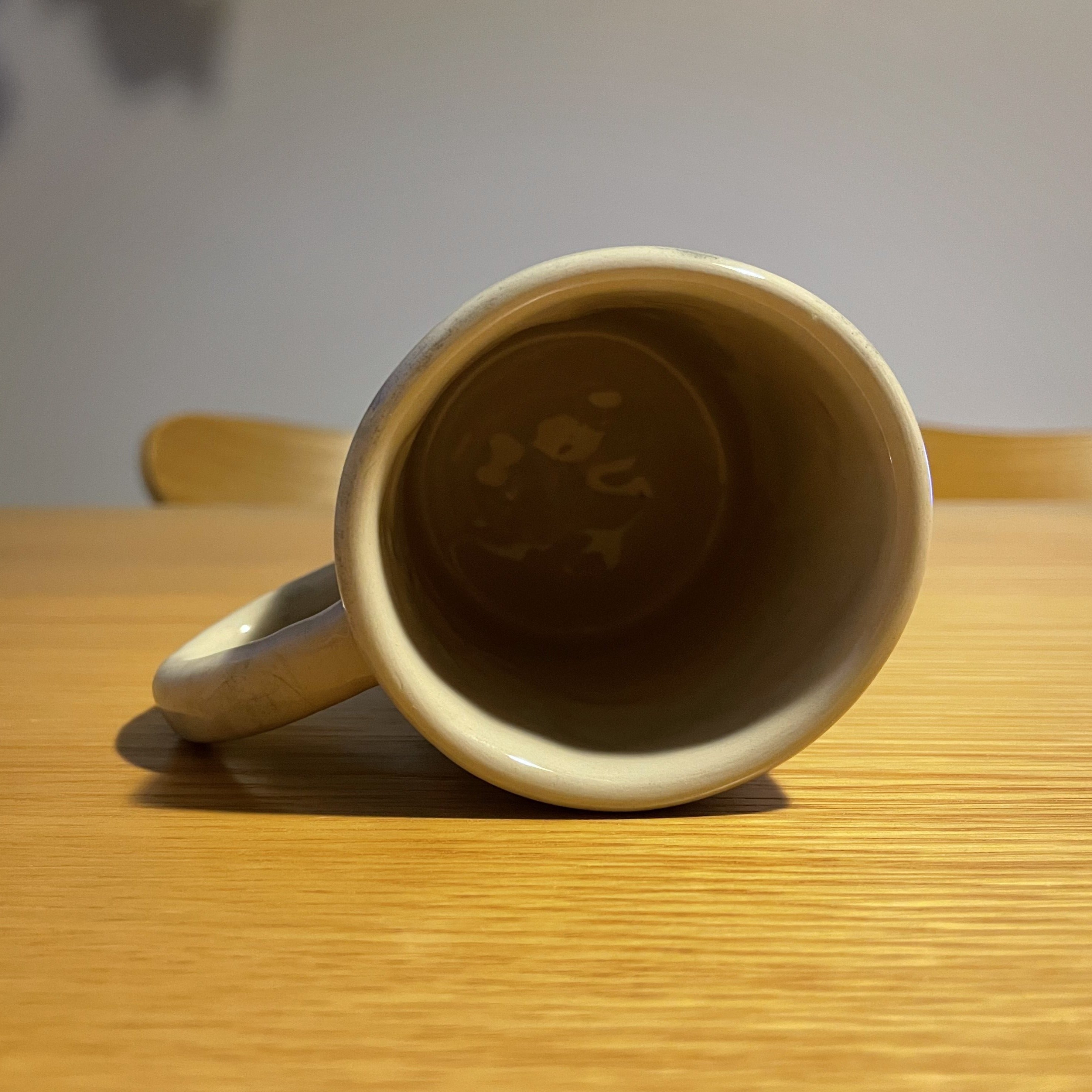 Ceramic mug with quote