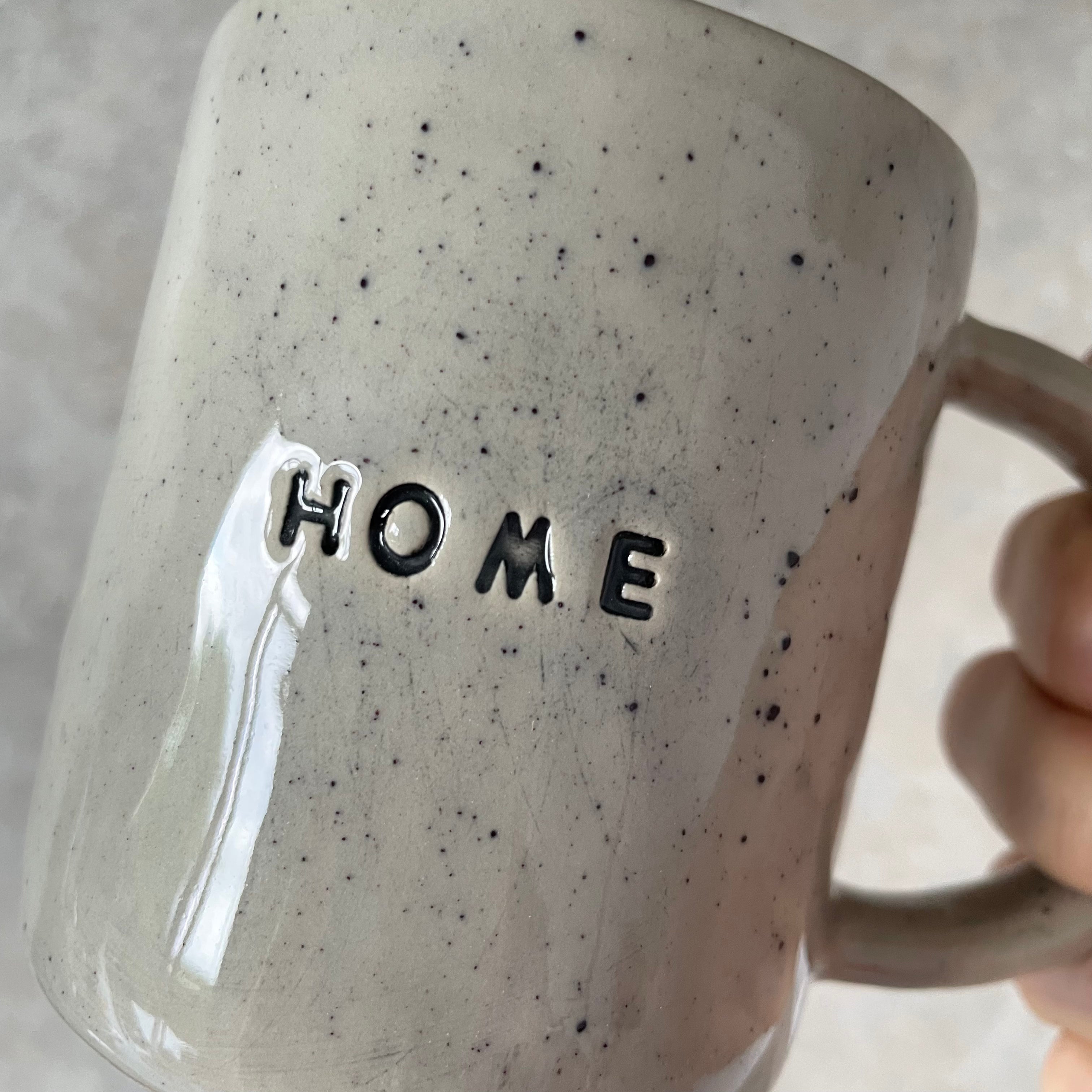 Unique mug HOME, Nordic mug