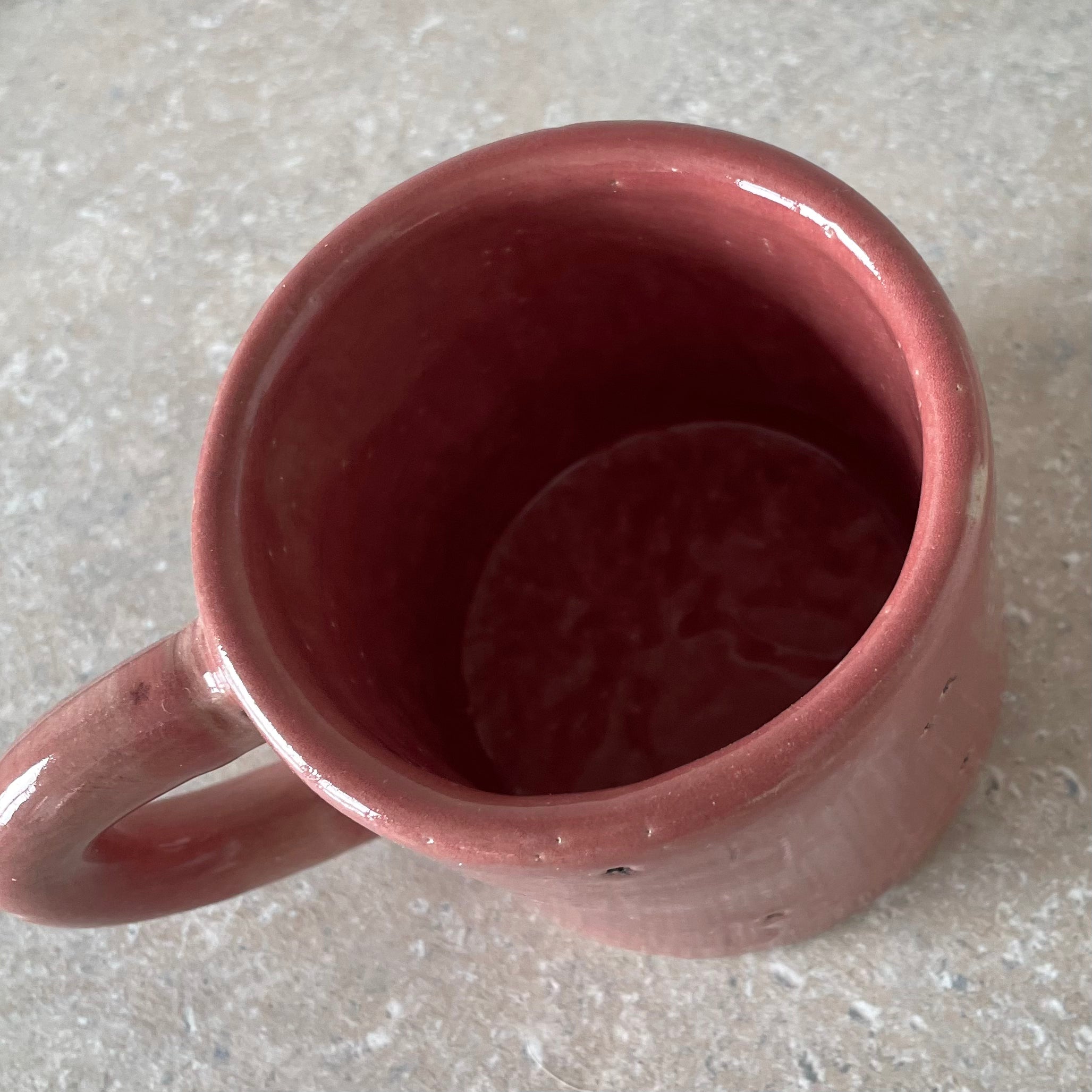 Stoneware mug with saying in incorrect Russian