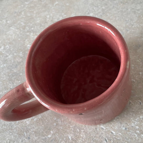 Stoneware mug with saying in incorrect Russian