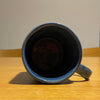 Blue handmade ceramic mug